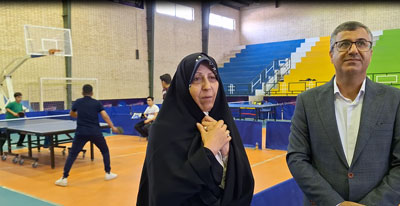 فاطمه هاشمی در بوشهر: امیدوارم ورزش بیماران خاص تا روستاها برود