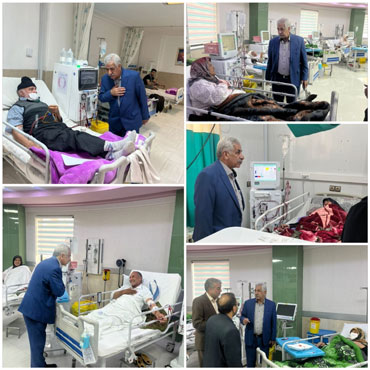 بازدید معاونت هماهنگی امور استان ها از مراکز درمانی بیماریهای خاص استان یزد